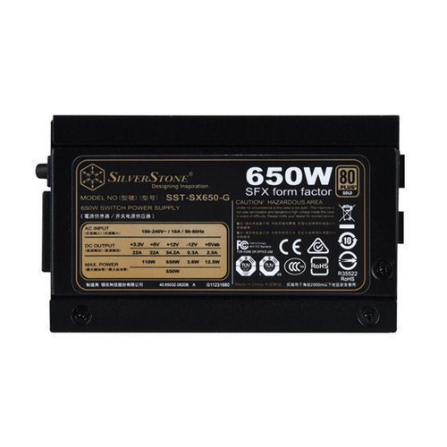 Silverstone SST-SX650-G SFX 650Watt 92mm Fan Modular Power Supply - Picture 5 of 5