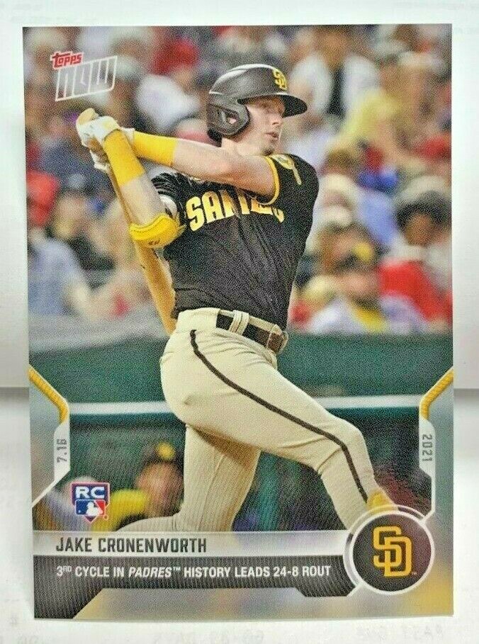 Jake Cronenworth 2021 Topps Now 7/16 RC #511 3rd Cycle in