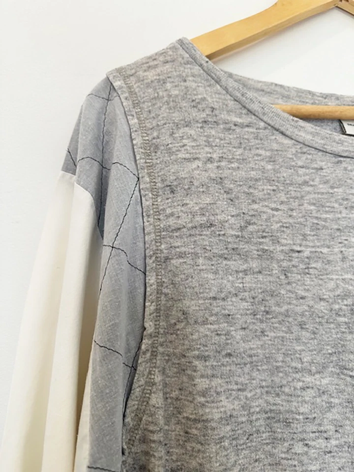 Impresionante top para mujer Designer Dries Van Noten talla M tricolor y tela Foto 3 de 4