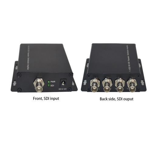 Premium HD/3G-SDI Signalverstärker SDI Repeater 1x4, Video Splitter Extender 1 STCK. - Bild 5 von 8