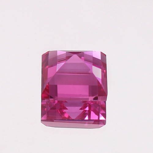 AAA Natural Flawless Ceylon Pink Sapphire Loose Square Cut Gemstone 8x8 MM - Picture 4 of 4