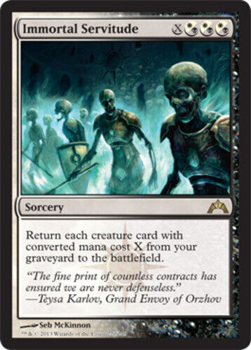 [1x] Immortal Servitude - Foil - Near Mint, English - Gatecrash MTG Magic