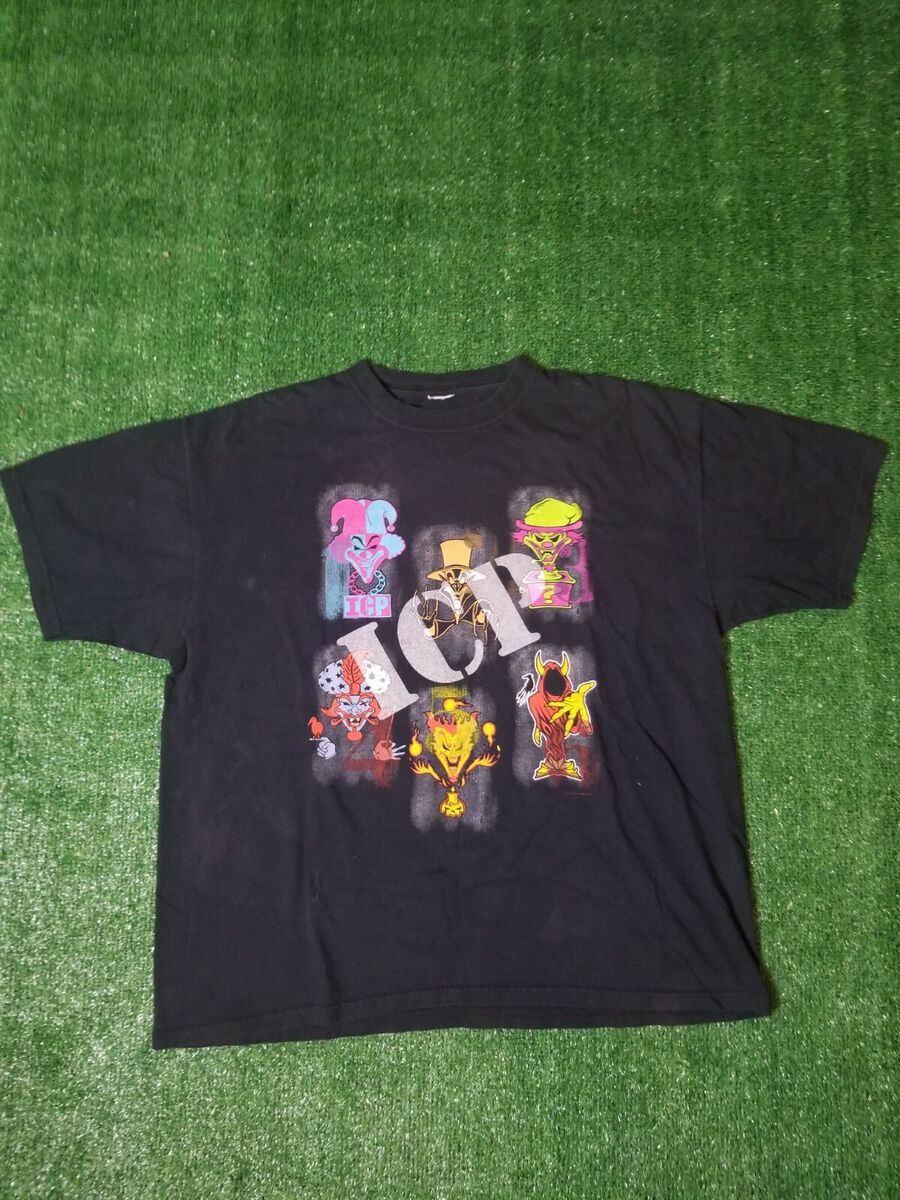 Vintage ICP Carnival Of Carnage Joker Card T Shirt XL Insane