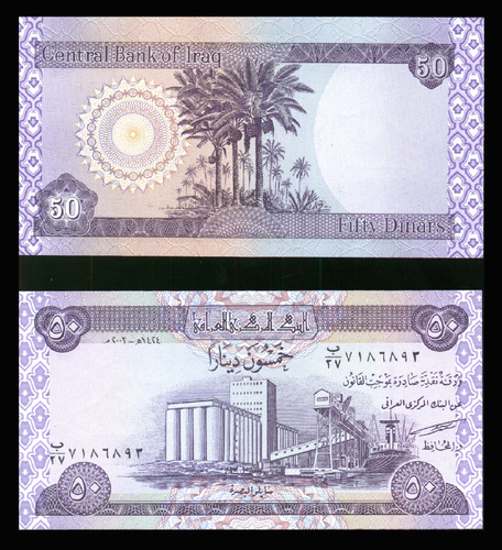 Iraqi Dinar 10 000 + 5000 + 1,000 + 500 + 250 + 50 & Free 5000 Vietnam Dong Note - Picture 7 of 8