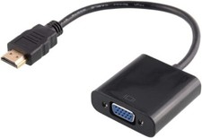 HDMI Male to VGA Female Converter Adapter Cable for PC HDTV DVD Video Projector