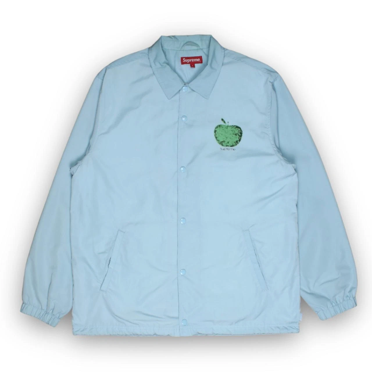 Veste Supreme Apple Coach taille L bleu bébé