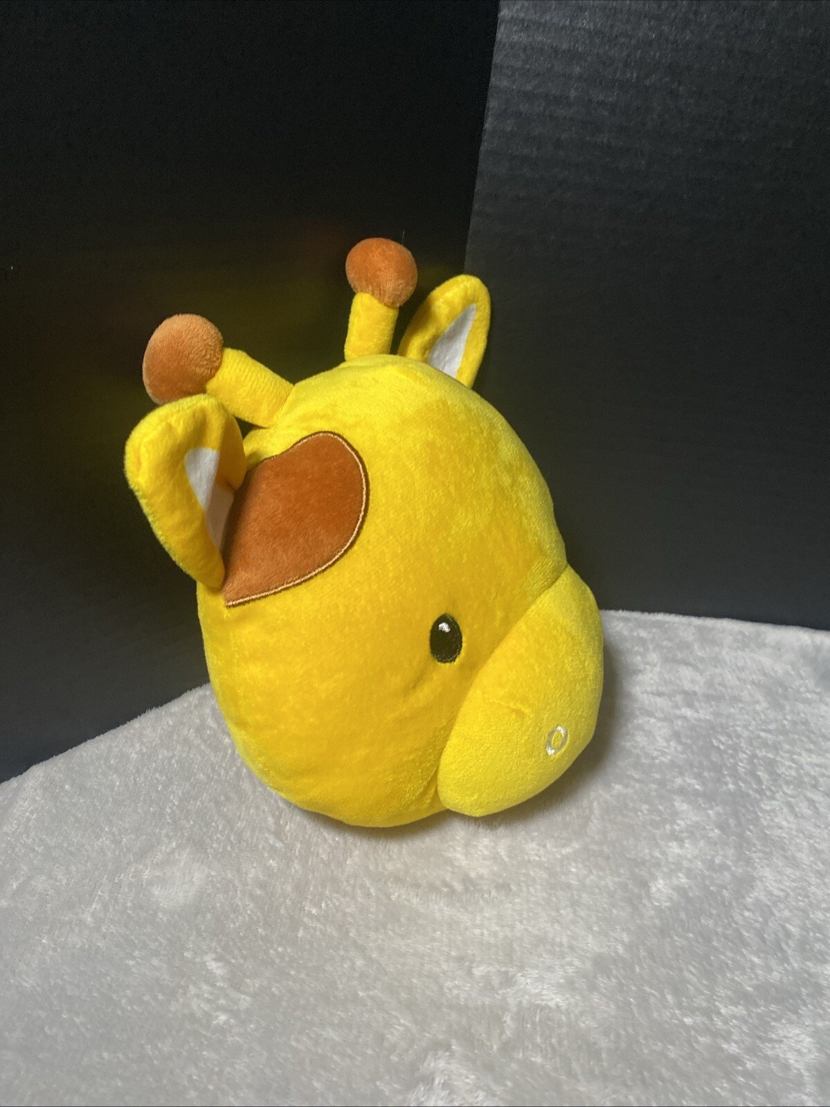 DTU Inc Giraffe Plush Head Soft Decorative Throw Pillow Stuffed Toy Pet Lovey 8"