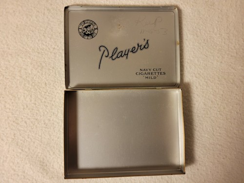 Vintage PLAYER'S Metal Cigarette Box Players Navy Cut Cigarette Box - Picture 4 of 5