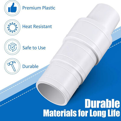 #ad 1 1 4quot; or 1 1 2quot; Hose Coupling Connector Connect Swimming Pool Vacuum Hoses Spa
