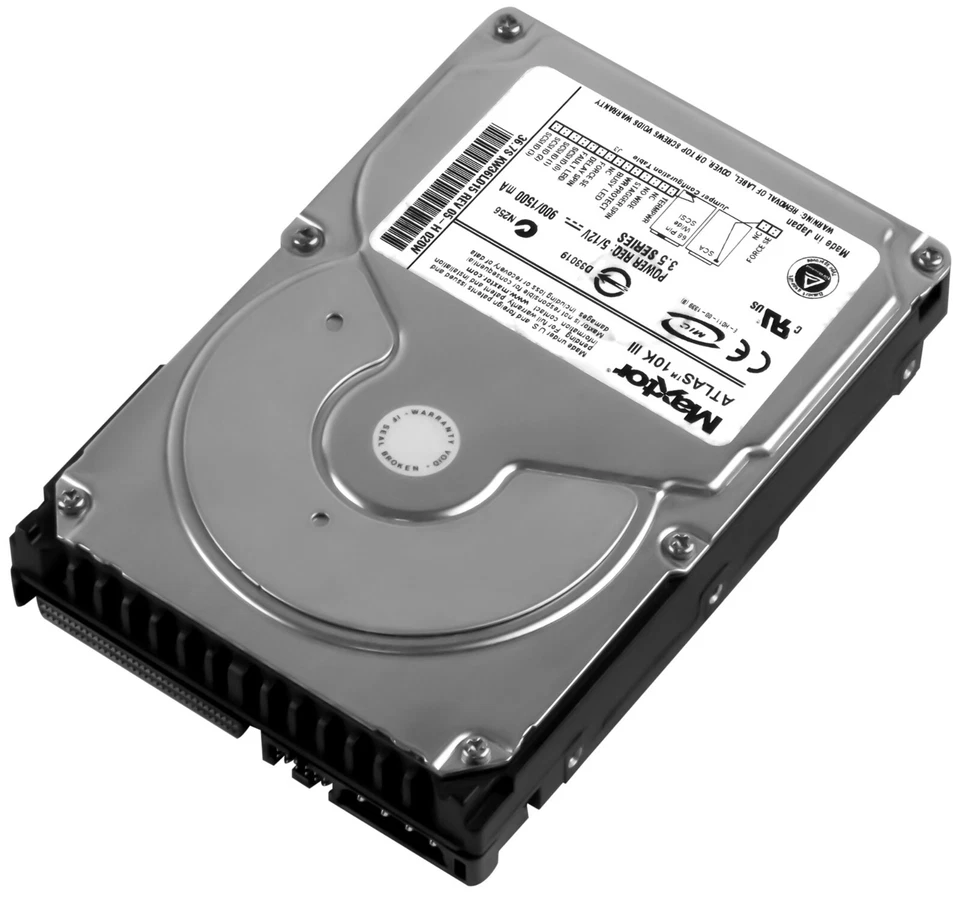 Hard Drive MAXTOR ATLAS 10K III KW36L015 36GB 10K 8MB SCSI U160 3.5'' - Image 2 of 3