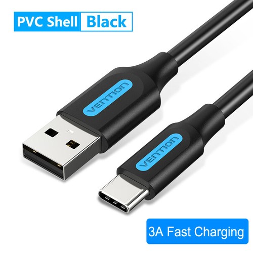 Kabel ładujący USB typu C 3A Szybkie ładowanie USB A na USB C Fr Samsung S10 S20 S21 - Zdjęcie 1 z 19