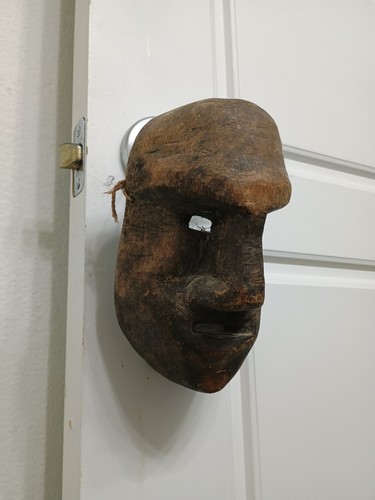 Beautif Handmade Hawaiian Tribal Mask Bought In 1956. Family Home Since Then. - Picture 10 of 12