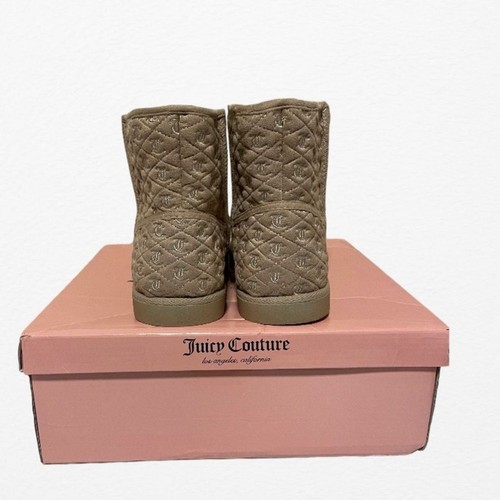 Botas de invierno Juicy Couture Kave forradas de piel sintética color topo verdadero para mujer EE. UU. 9 - Imagen 5 de 10