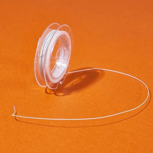 10 rollos de alambre de rebordear acero cola de tigre multicolor flexible alambre de joyería 10 m/rollo - Imagen 21 de 50