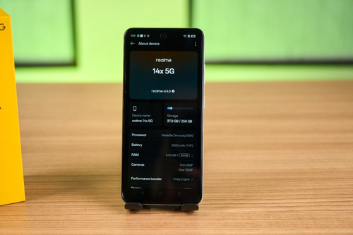 Realme 14x 5G Dual SIM, Octa Core, 256 GB + 8 GB RAM, Rare Peridot Green - Imagen 4 de 6