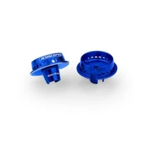 J Concepts - Fin 13mm Spring Cup, 5mm Off-Set, Blue, fits ASC 13mm Spring