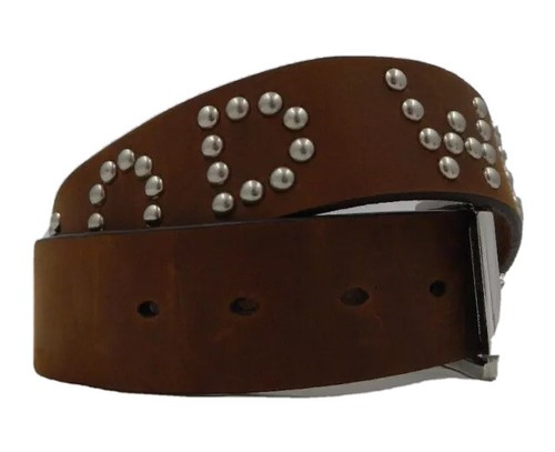 Brighton IN GOD WE TRUST Leather Belt Size 34 NWT M70569 - Picture 4 of 9