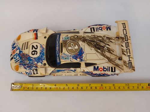 Vintage Very Rare Porsche 911 GT 1 Plastic Battery Phone Car Toy - 26cm - Picture 20 of 20