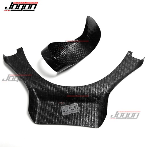 Carbon Steering Wheel Trim+ Shifter Head Cover For Lexus IS 300 350 500 2021-24 - Picture 9 of 23
