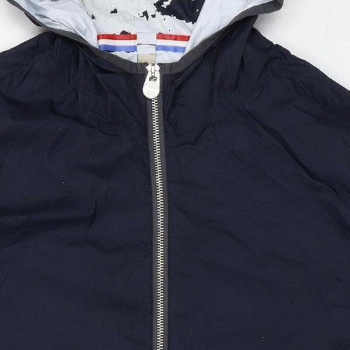 Colmar Men's Blue Windbreaker Jacket, Size 44, Hooded, Casual - Picture 6 of 12