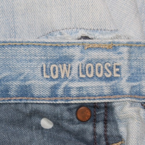 American Eagle Herren Jeans Sagging Low Loose Blau Denim Distress Gr. 34x30 *37x28,5 - Bild 10 von 12