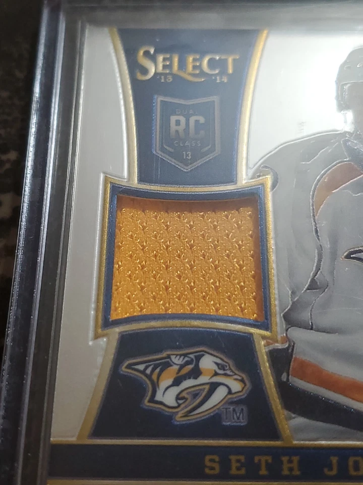 2013-14 Select Rookie Jersey Auto /199 Seth Jones #302 Rookie Auto RC - Image 3 of 4