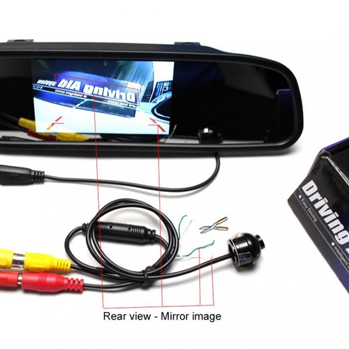 Mini CCD Night Vision 360° Car Rear Front Side View Backup Camera Mirror Image - Imagen 5 de 9