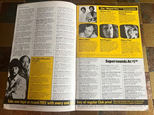 1986 COLUMBIA RECORD TAPE CLUB MAGAZINE Anne Murray MUSIC Dallas Heart Asia Fox - Picture 5 of 13
