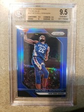 2018-19 Panini Prizm Mitchell Robinson Blue Prizm 75/199 BGS 9.5 #227 RC Rookie