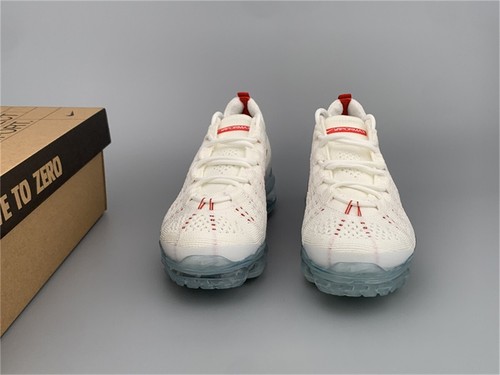 M% Nike Air VaporMax Flyknit 2023 White red logo Stylish air cushion Shoes - Picture 5 of 8