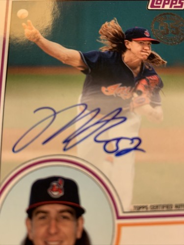 MIKE CLEVINGER 2018 TOPPS 35° ANIV. AUTO/AUTOGRAFO CLEVELAND INDIANS - Foto 2 di 2