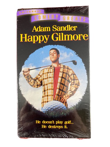 Vintage Happy Gilmore VHS Sealed With Watermarks - Adam Sandler - Picture 1 of 6