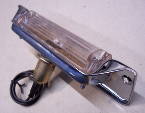 57 Chevy License Light Complete Ready To Go with Mounting Hardware - Picture 2 of 4