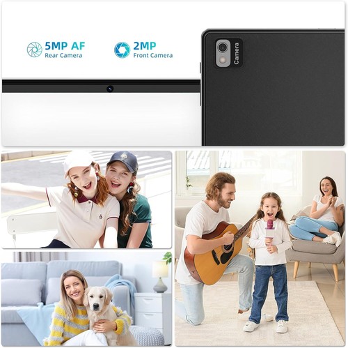 SGIN 10.1" Tablet Android 12 LCD 2GB + 64GB Tablet 1.6GHz 2MP+5MP Dual Camera - Picture 9 of 13