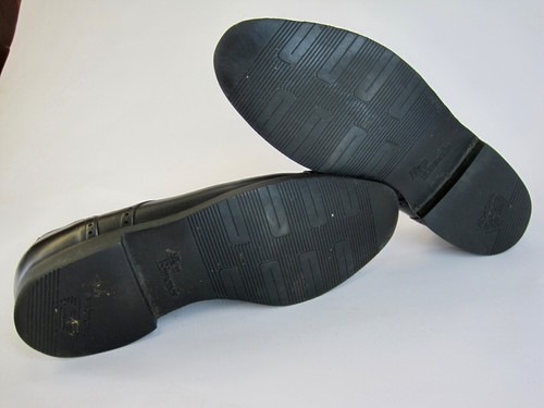 Allen Edmonds Cap Toe schwarz Leder Gummisohle Budapester elegante Schuhe 10 EEE Weite - Bild 9 von 10