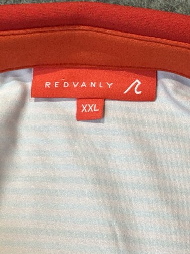 Redvanly Men’s Golf Polo Shirt The Archer Short Sleeve Rio Stripe, Size XXL, NEW - Picture 7 of 14