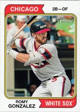 2023 Topps Heritage #634 Romy Gonzalez Chicago White Sox