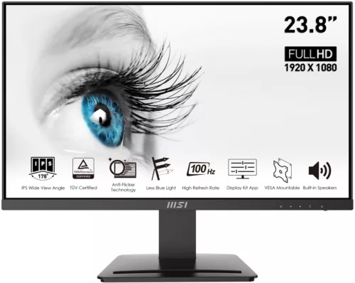 MSI PRO MP243X 24" FHD Business Flat IPS Monitor 100Hz/1ms Build-in Speaker
