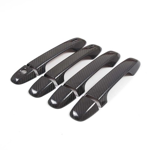 Cubierta de superposición de manija de puerta exterior de fibra de carbono real para Subaru WRX 2022-2024 - Imagen 11 de 16