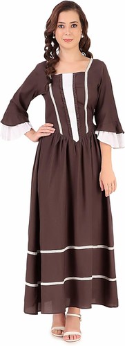 Pioneer Prairie Colonial Civil War Rayon Damen Kleid - Bild 3 von 16