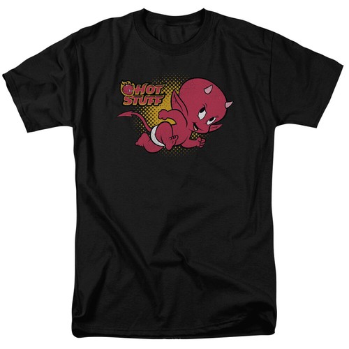 T-Shirt Hot Stuff Little Devil Herren lizenziert Cartoon Merch Little Devil schwarz - Bild 1 von 2