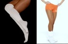 6 Slouch  Knee Socks Scrunchie Hooters Aerobics Long Warm Running Nurse Uniform — photo 3