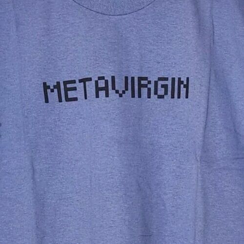 T Shirt Metavirgin Logo Taglia XL - Foto 3 di 3