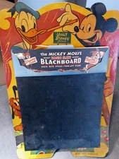 Early Walt Disney productions  Mickey / Donald magic slate blackboard  on easel