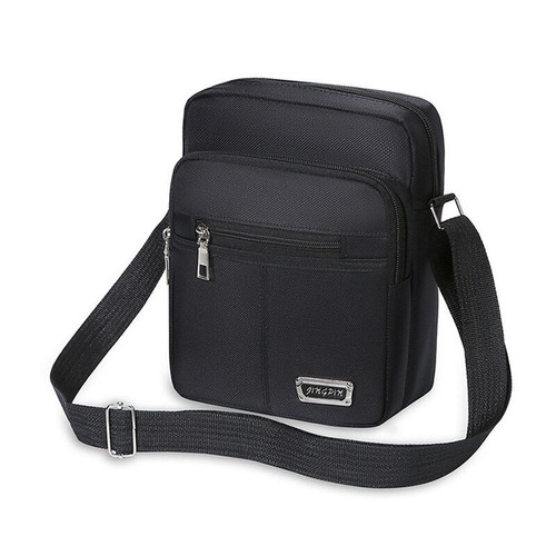 Borsa uomo casual grande capacità impermeabile obliqua borsa a straddle donna business - Foto 11 di 13