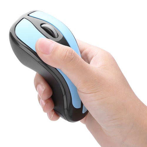 (Blau+Schwarz) Gyration Air Maus 2-in-1 6D Gyroskop 2.4G Mini Kabellose - Bild 2 von 11