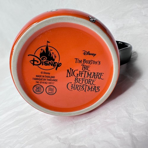 Jack & Sally Couple Mugs Nightmare Before Christmas Set Disney Orange Purple HTF - Picture 8 of 16