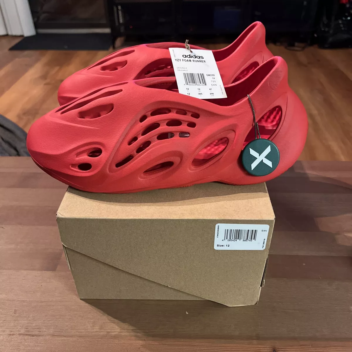 Yeezy Foam Runner Vermillion for Sale, Authenticity Guaranteed