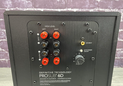 Definitive Technology ProSub 6D Powered 8" Subwoofer ProCinema - Schwarz - Bild 6 von 9