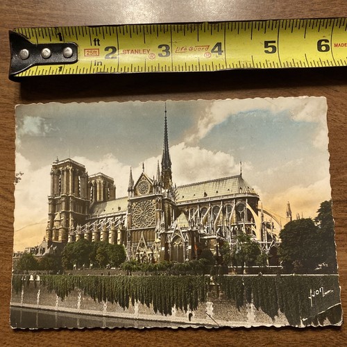 Vintage En Flanant Notre Dame Paris France Postcard P8k15 - Picture 17 of 17